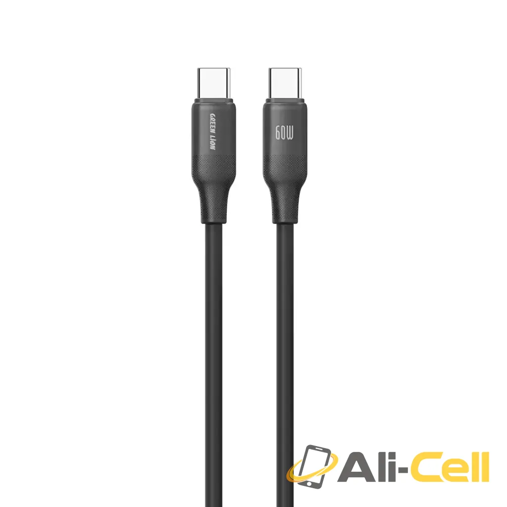 Green Lion Silicone USB-C to USB-C Cable Ultra-Flexible
