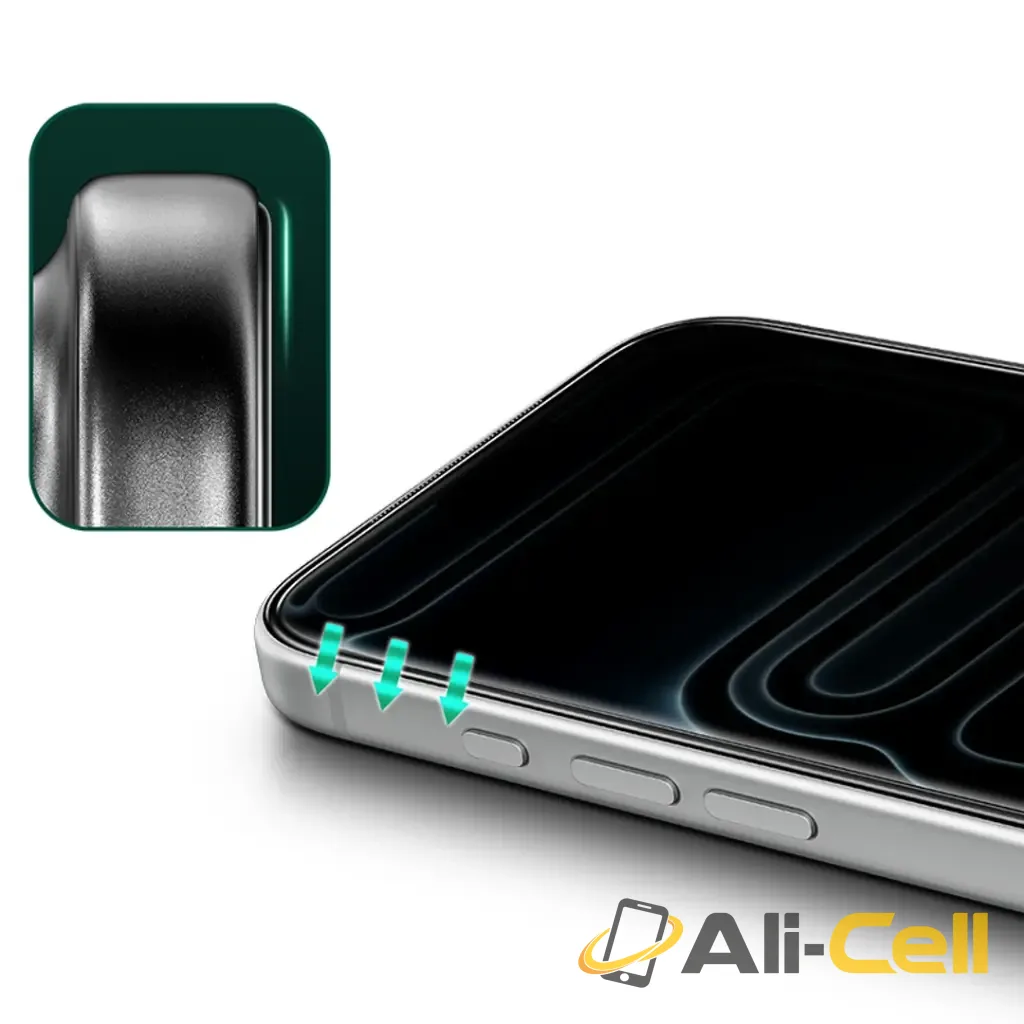 Green Lion Sir Louis 3D Curved Advanced Privacy Protection Glass for iPhone 18 Pro / Pro Max - Black — 2