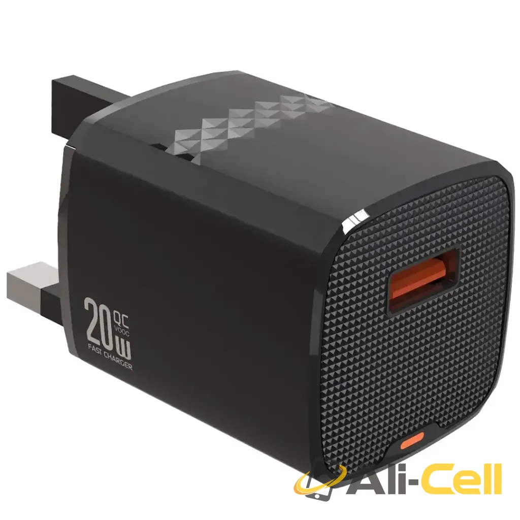 Green Lion Single Port Wall Charger - Black — 3