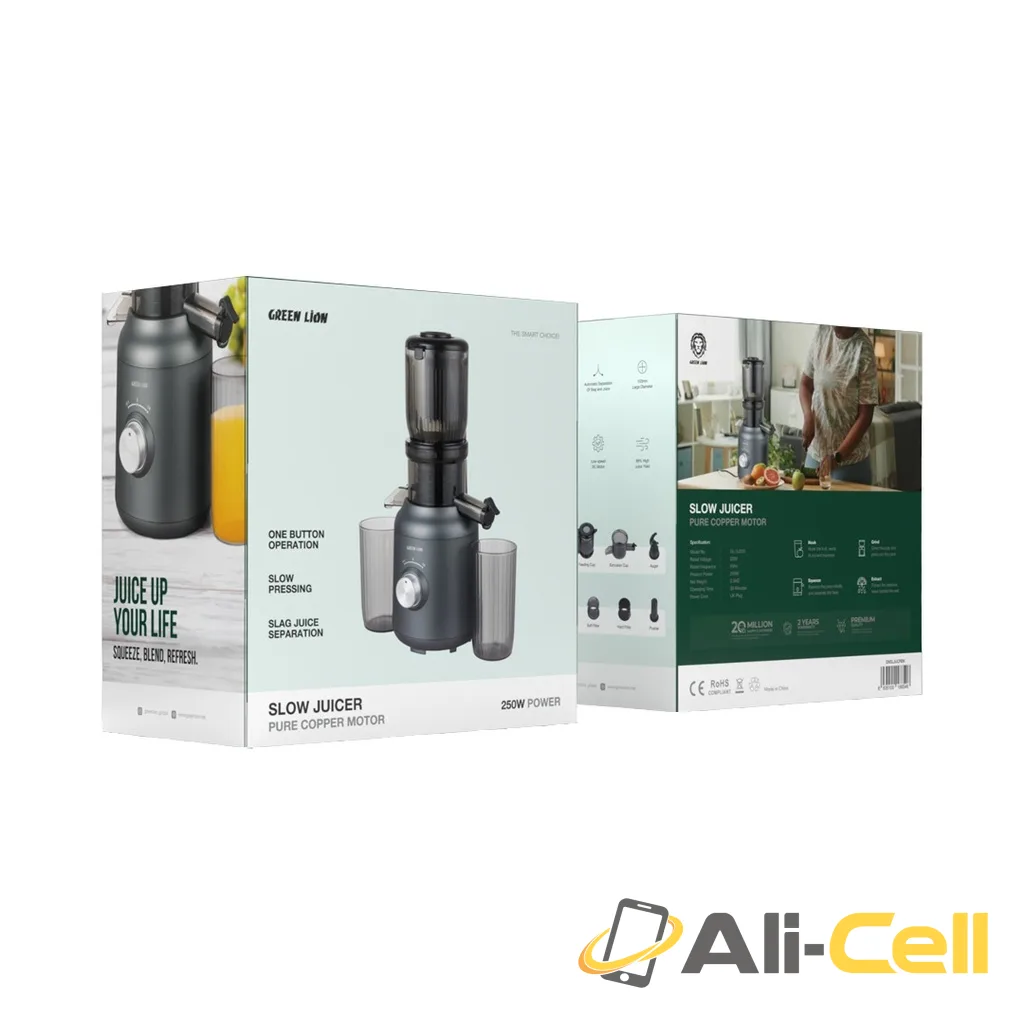 Green Lion Slow Juicer Pure Copper Motor - Black — 2
