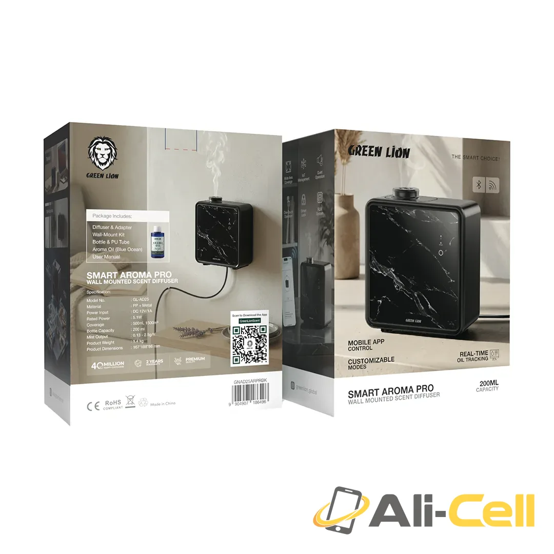 Green Lion Smart Aroma Pro Wall Mounted Scent Diffuser - Black — 3
