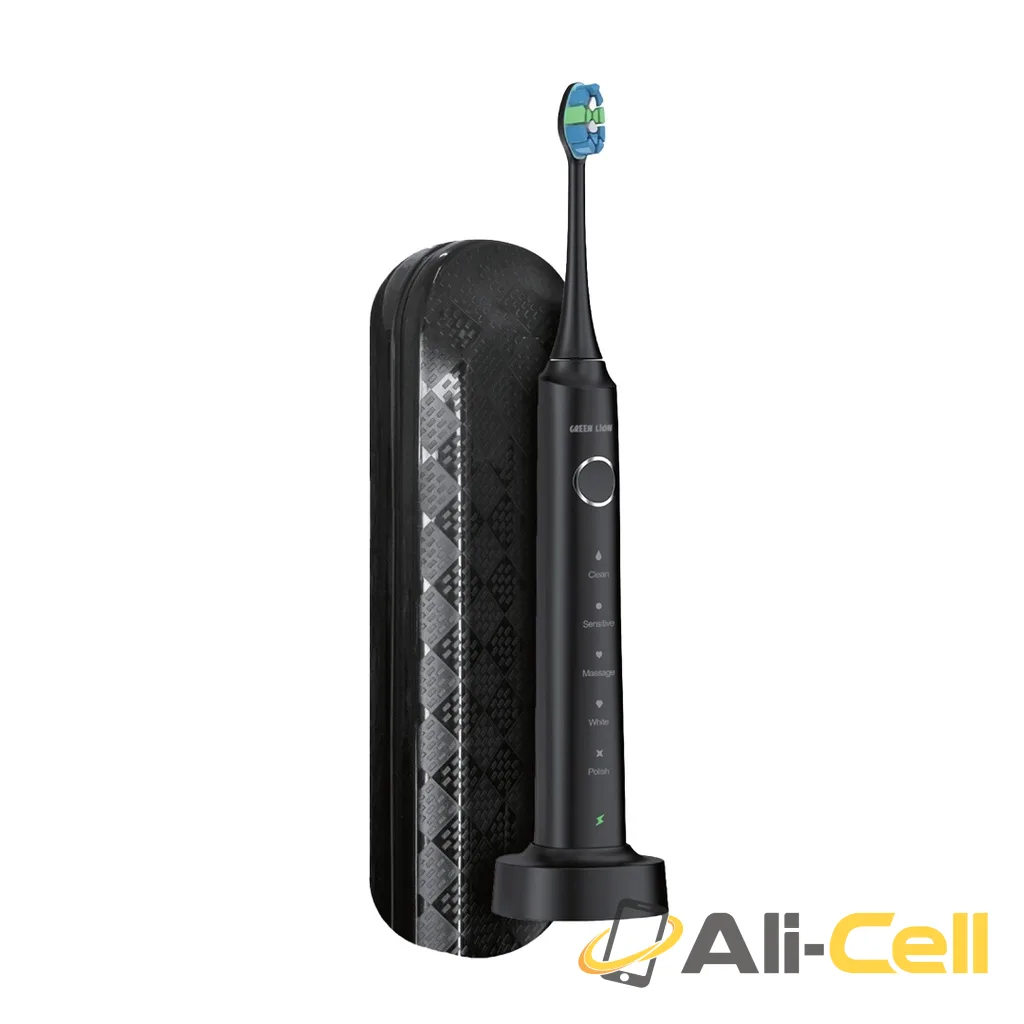 Green Lion Smart Brush Rechargeable Toothbrush - Black