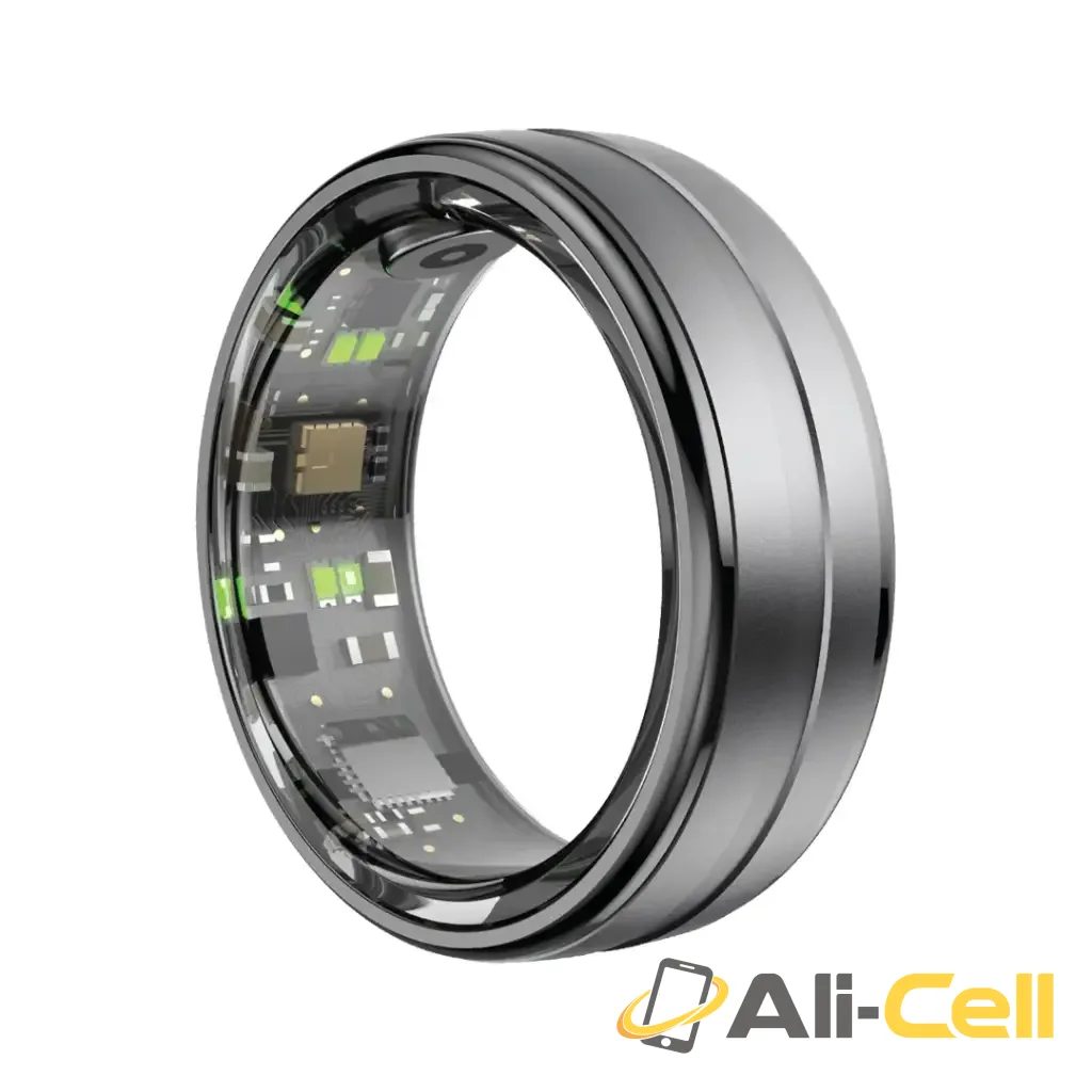 Green Lion Smart Health Tracker Ring - Black — 2