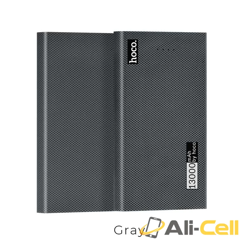 Power bank «B12A Carbon fiber pattern» 13000 mAh dual USB output