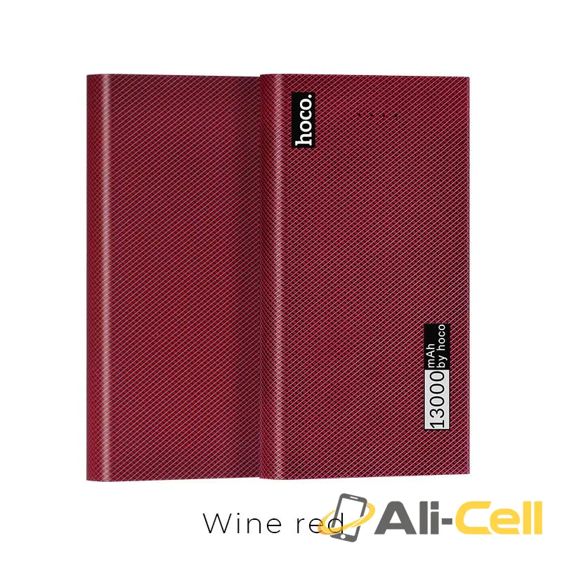 Power bank «B12A Carbon fiber pattern» 13000 mAh dual USB output
