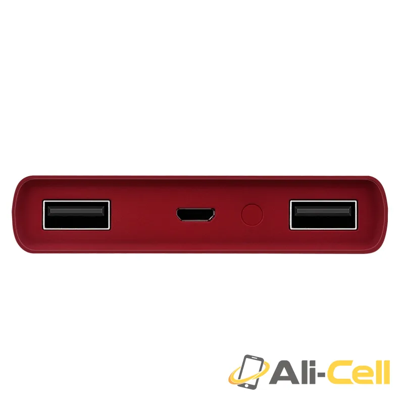 Power bank «B12A Carbon fiber pattern» 13000 mAh dual USB output — 3