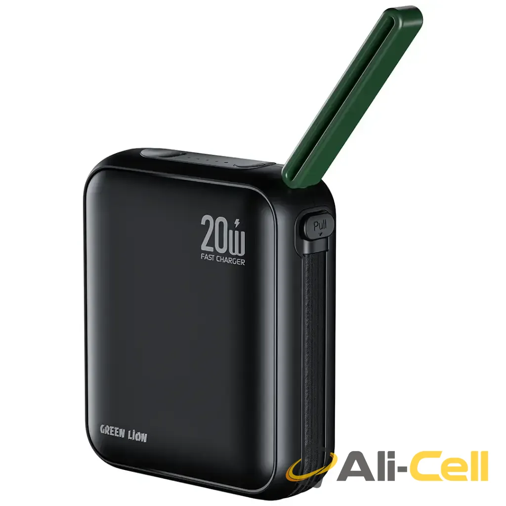 Green Lion Soho 10000mAh Power Bank - Black