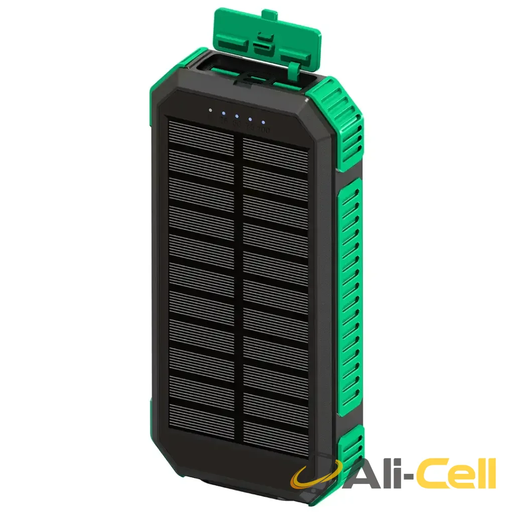 Green Lion Solar Flex 20000mAh Power Bank - Green & Black — 2