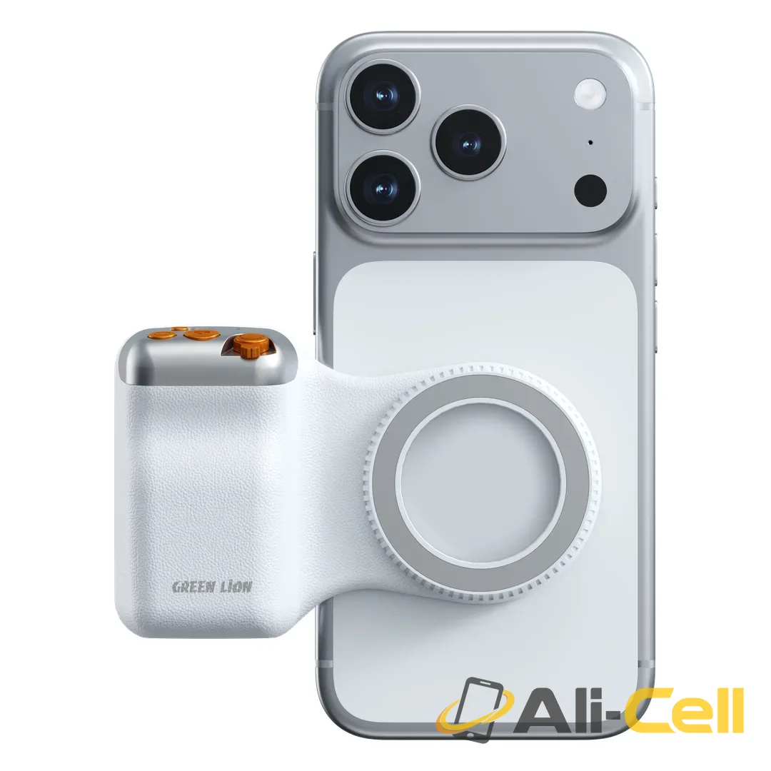 Green Lion Snap Grip Magnetic Camera Grip - White — 2