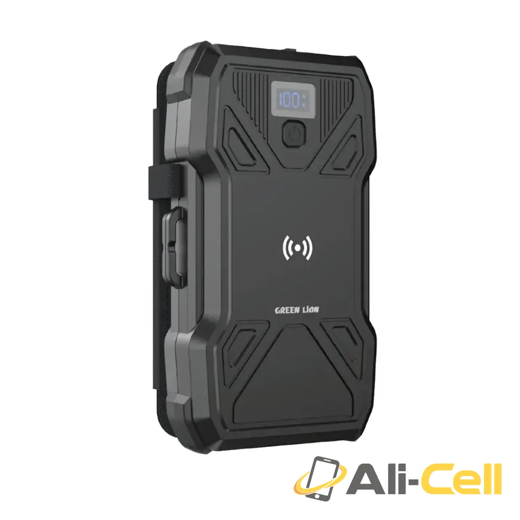Green Lion Solar 5-Panel Power Bank - Black