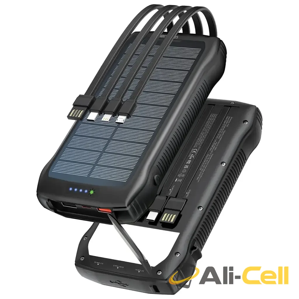 Green Lion Solar Force 20000mAh Power Bank - Black — 2