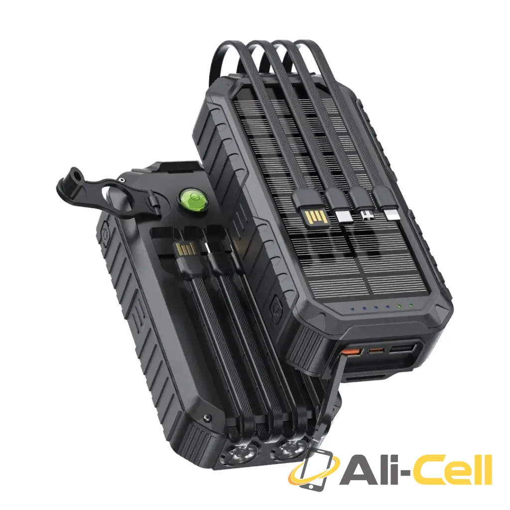 Green Lion Solar Mate Power Bank 20000mAh - Black