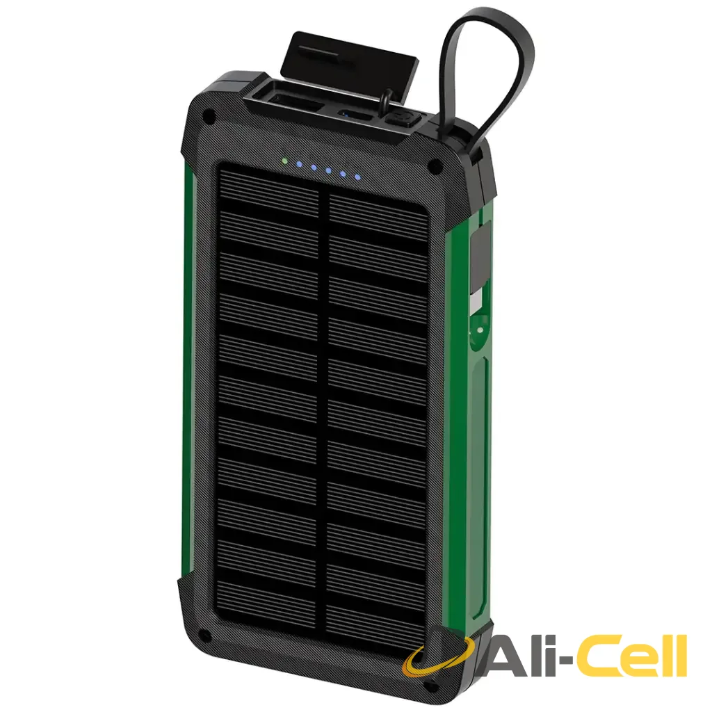 Green Lion Solar Trex 10000mAh Power Bank - Black — 3