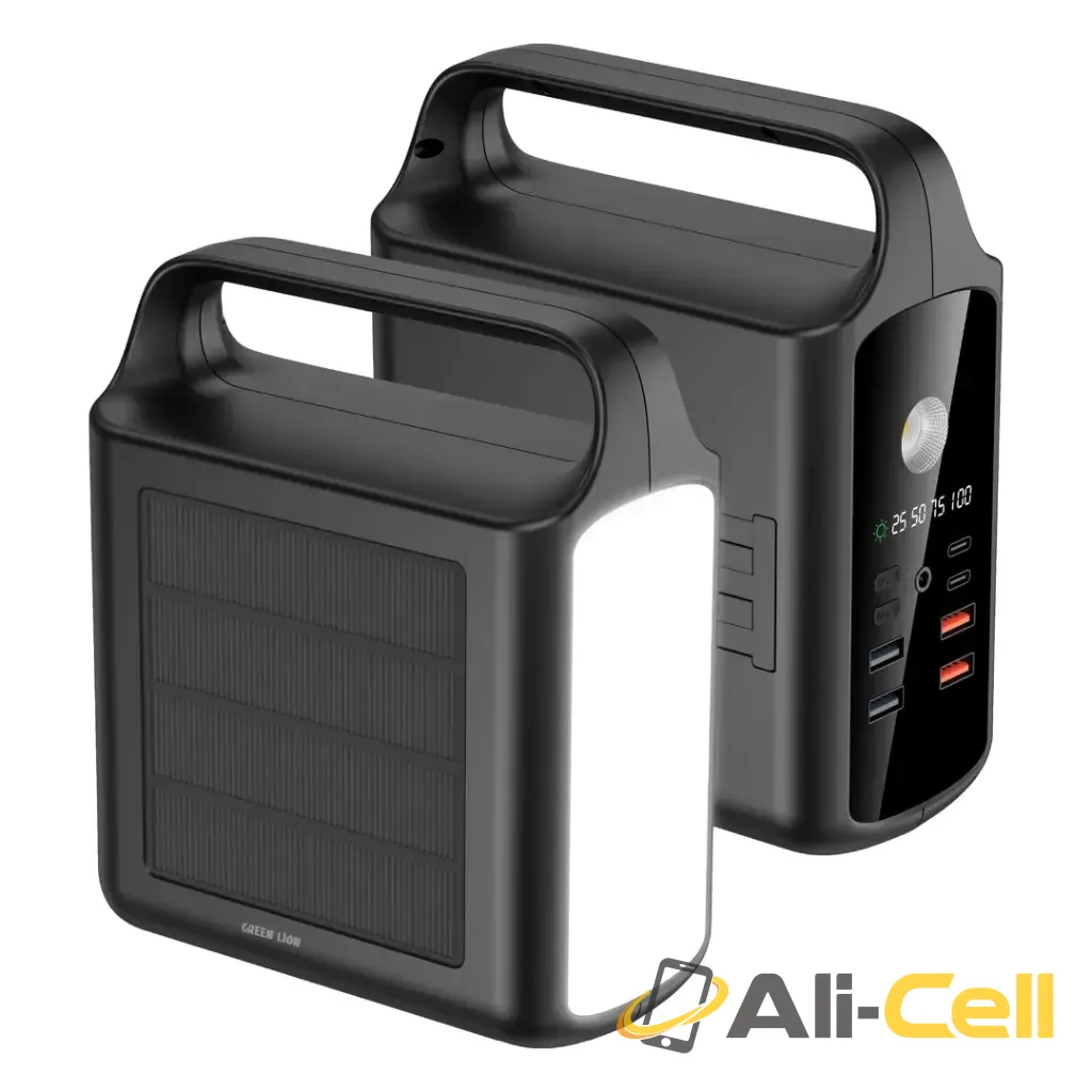 Green Lion Solar Xtreme Power Bank - Black
