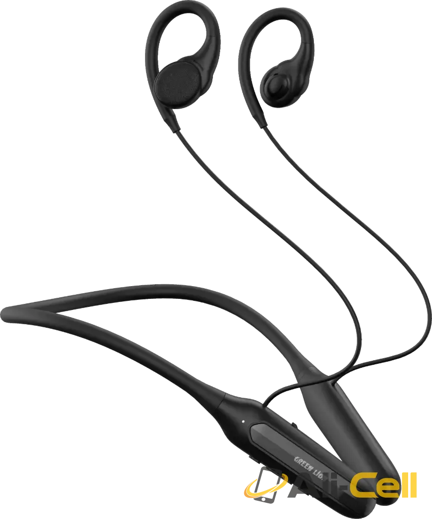 Green Lion Spirit Open-Ear Neckband - Black