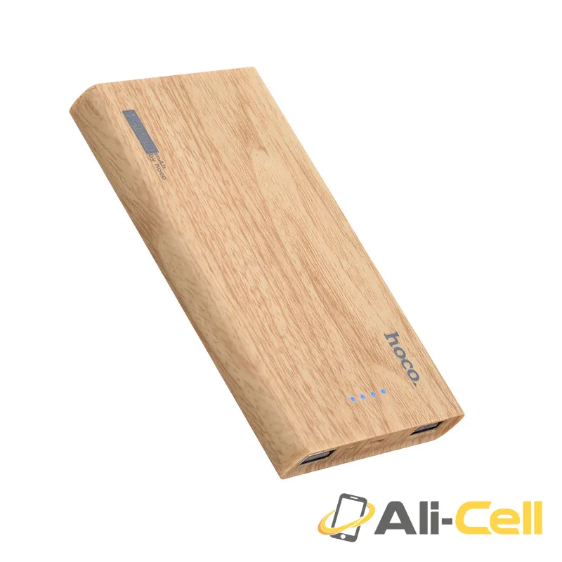 Power bank «B12B Wood grain pattern» 13000 mAh dual USB output — 2