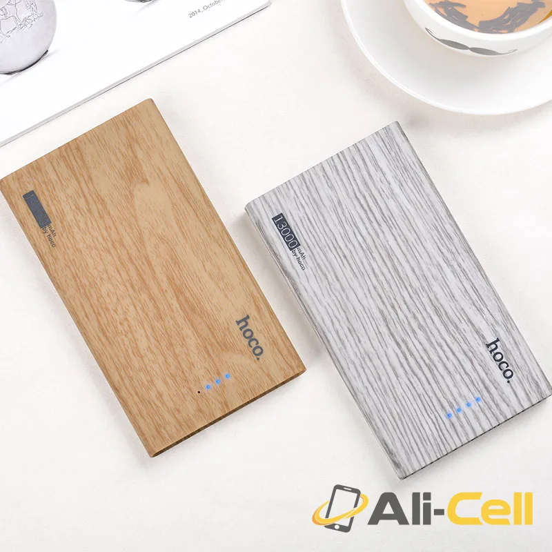 Power bank «B12B Wood grain pattern» 13000 mAh dual USB output — 5