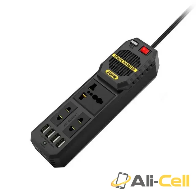 Green Lion Stark Plus Power Inverter 200W - Black