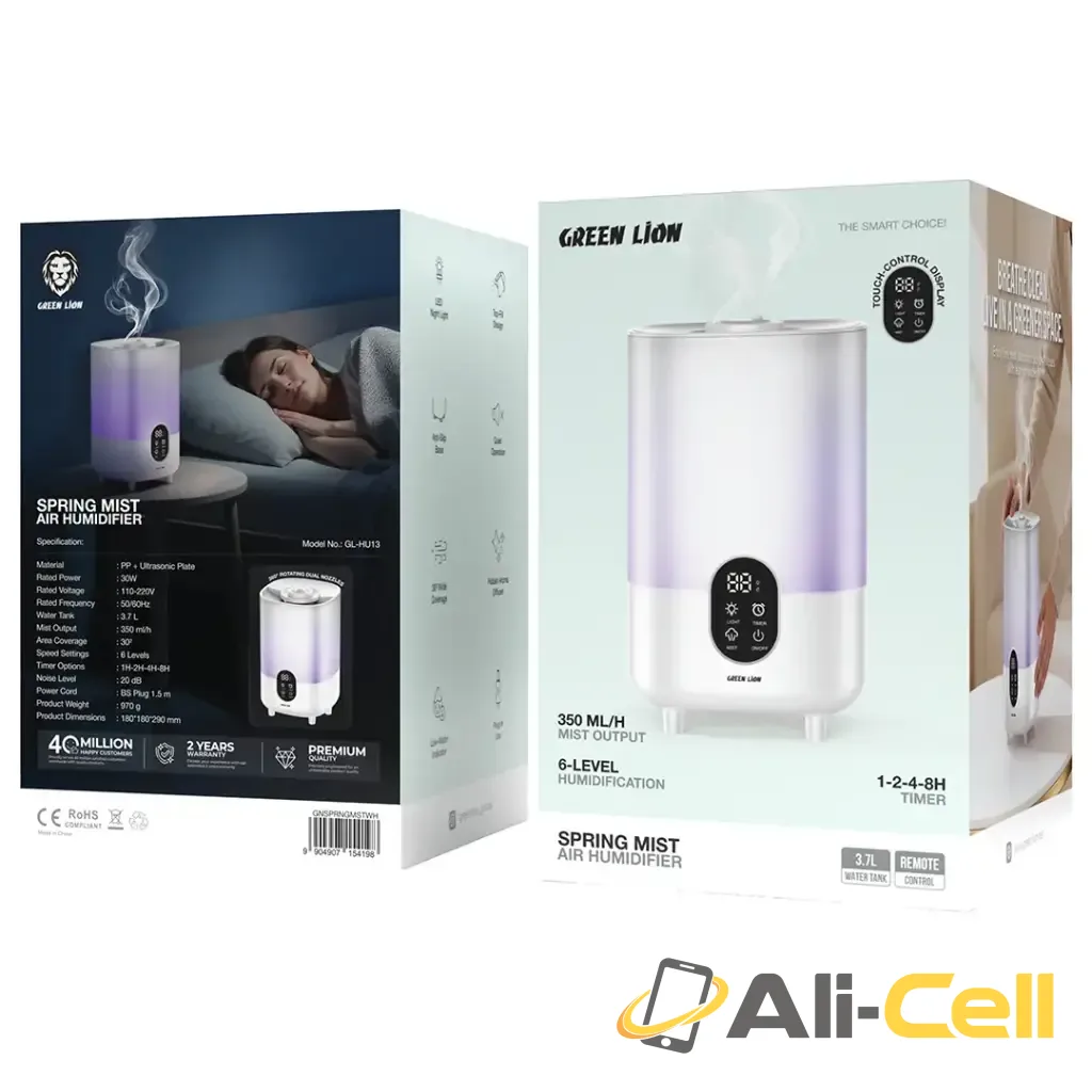 Green Lion Spring Mist Air Humidifier - White — 3