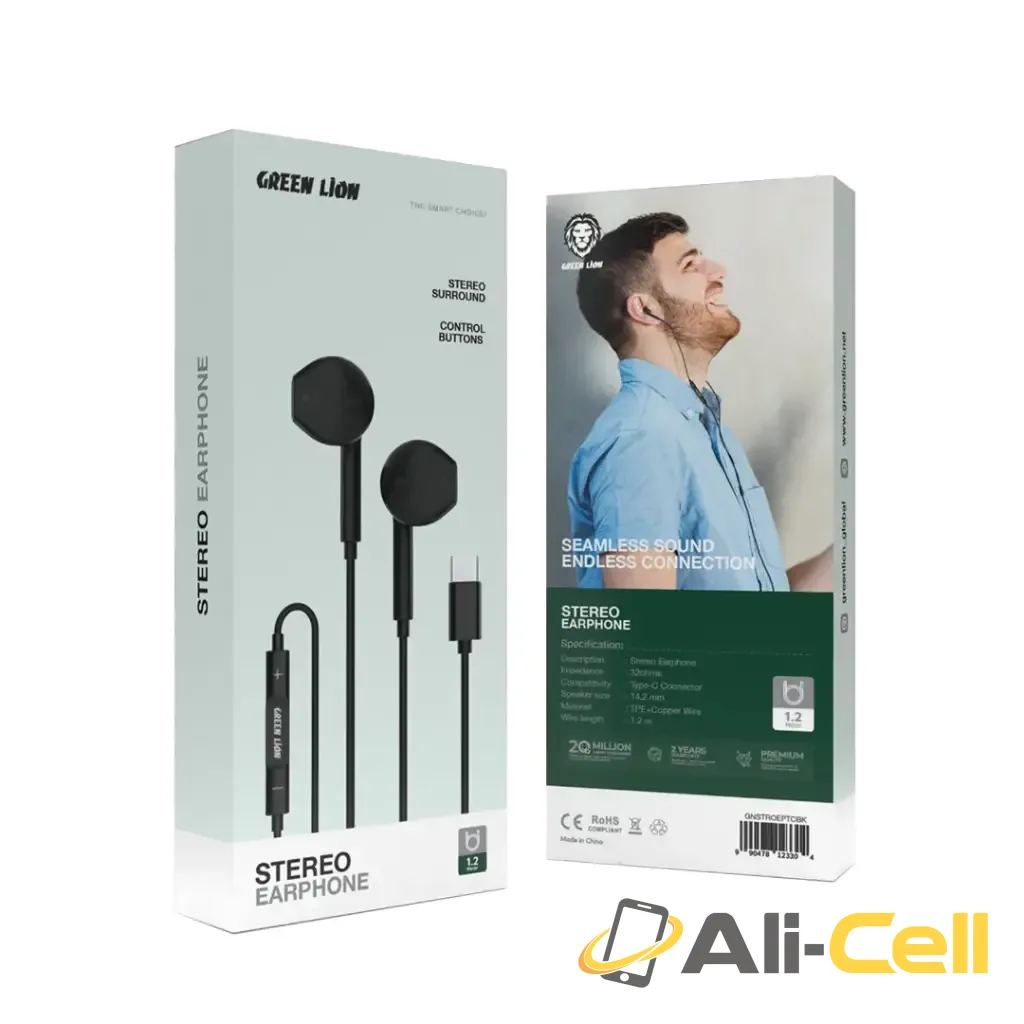 Green Lion Stereo Earphones — 2