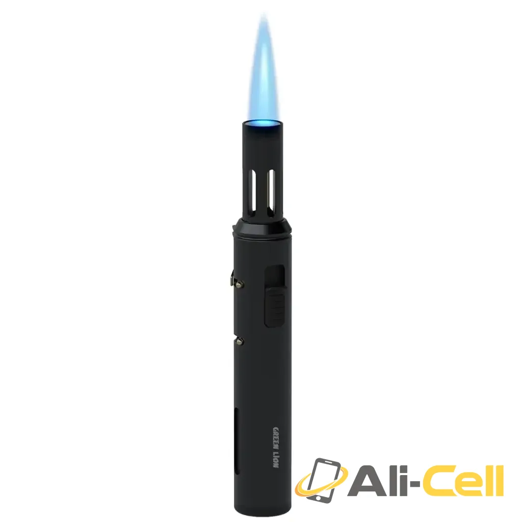 Green Lion Storm Lighter X with Torch Lighter - Black
