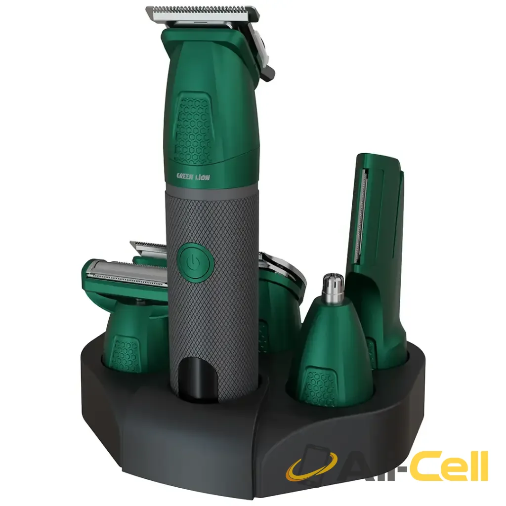 Green Lion Style Pro 6-In-1 Grooming Kit - Green