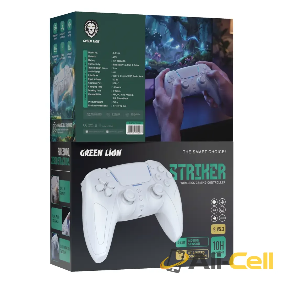 Green Lion Striker Wireless Gaming Controller — 3