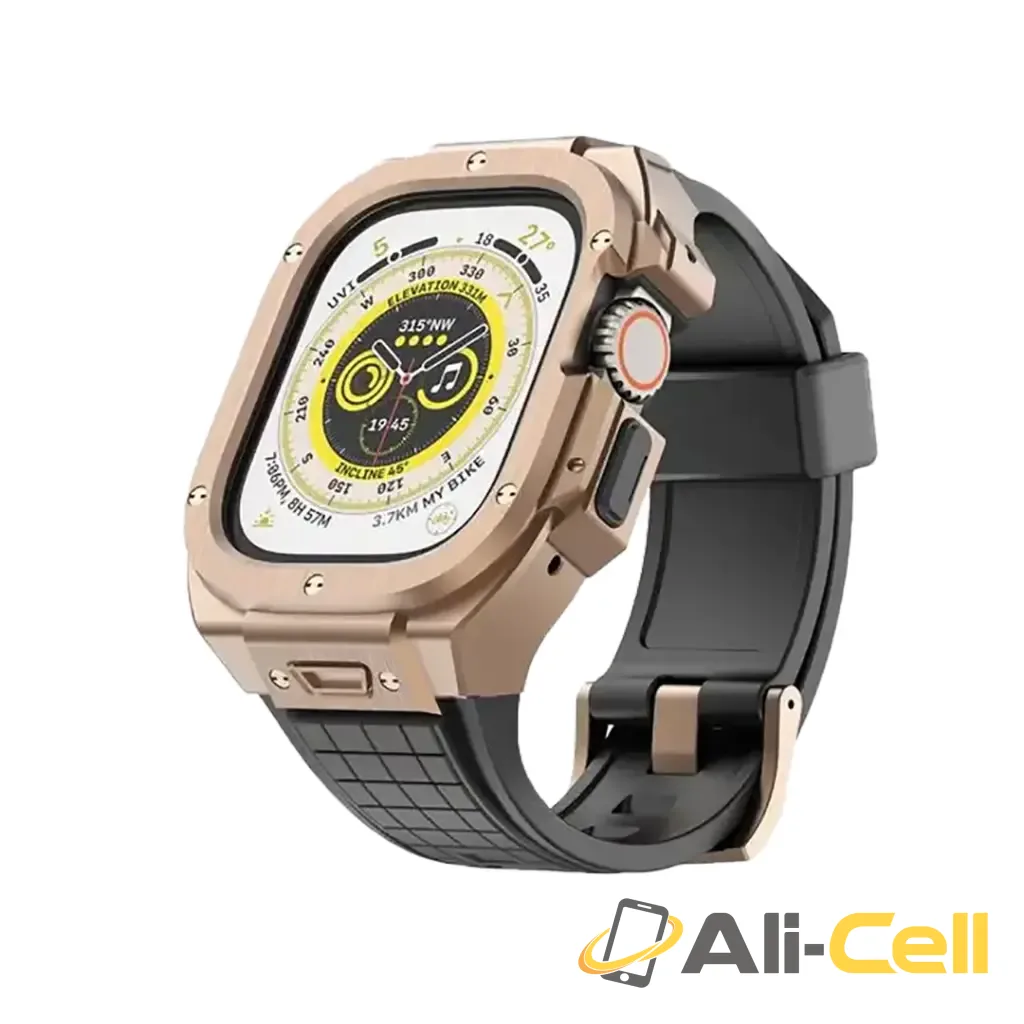 Green Lion Styled Ultra Case for Apple Watch 49mm - Rose Gold