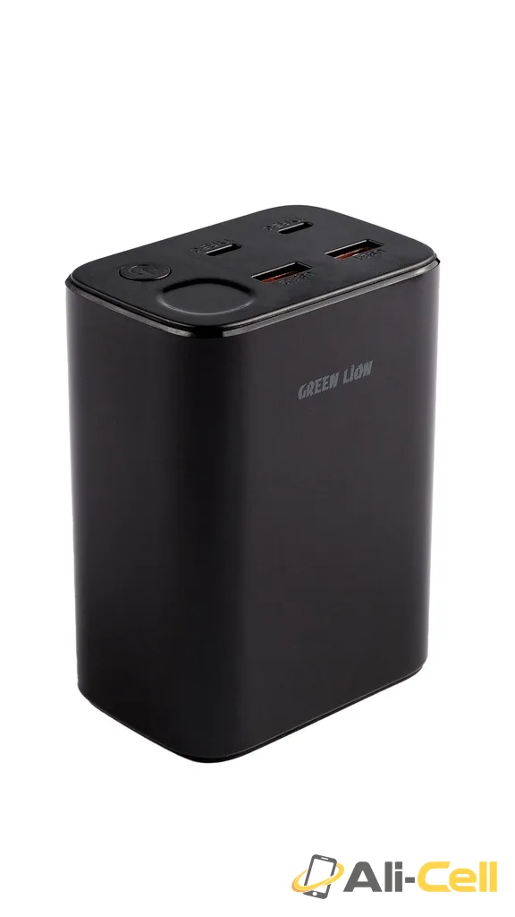 Green Lion Super 30K Power Bank 30000mAh PD 20W ( Dual PD & Dual QC Ports ) - Black