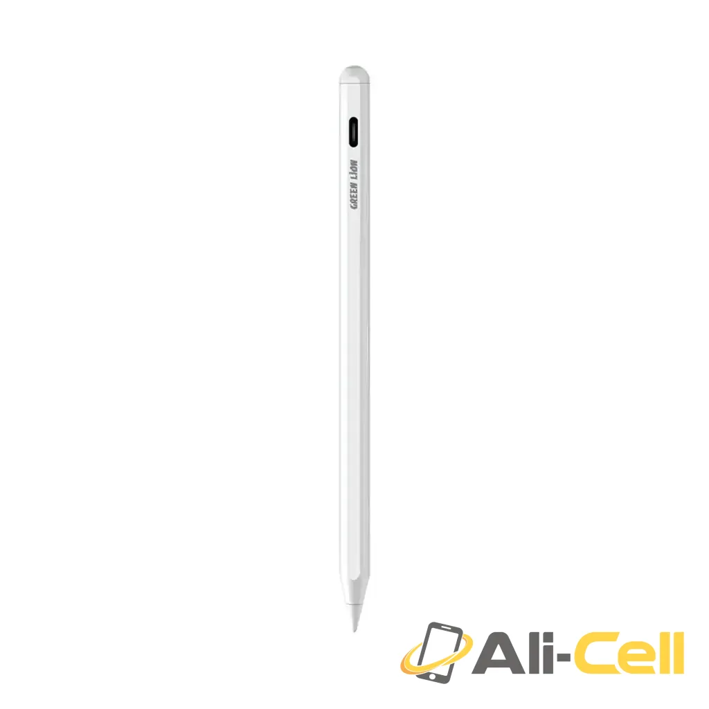 Green Lion Stylus Pencil - White