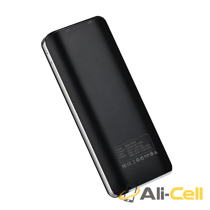 Power bank «B23A Flowed» 15000 mAh dual USB output — 3