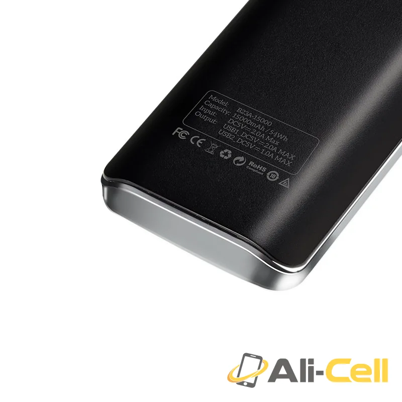 Power bank «B23A Flowed» 15000 mAh dual USB output — 4