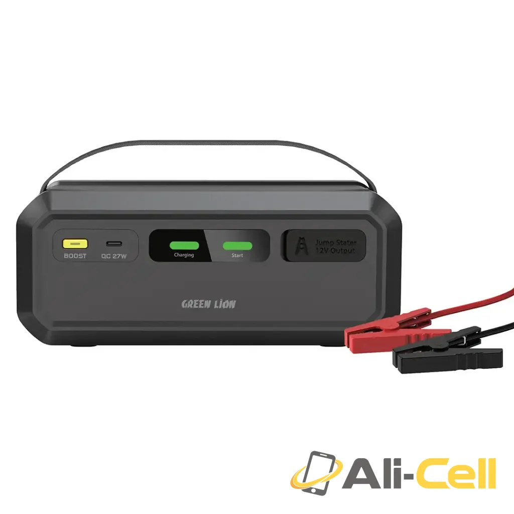 Green Lion Super Capacitor 12V Jump Starter - Black