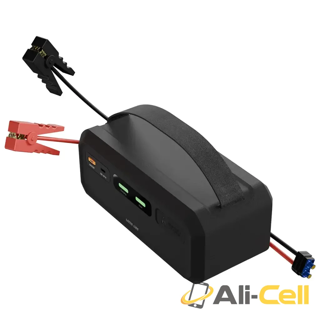 Green Lion Super Capacitor 12V Jump Starter - Black — 3