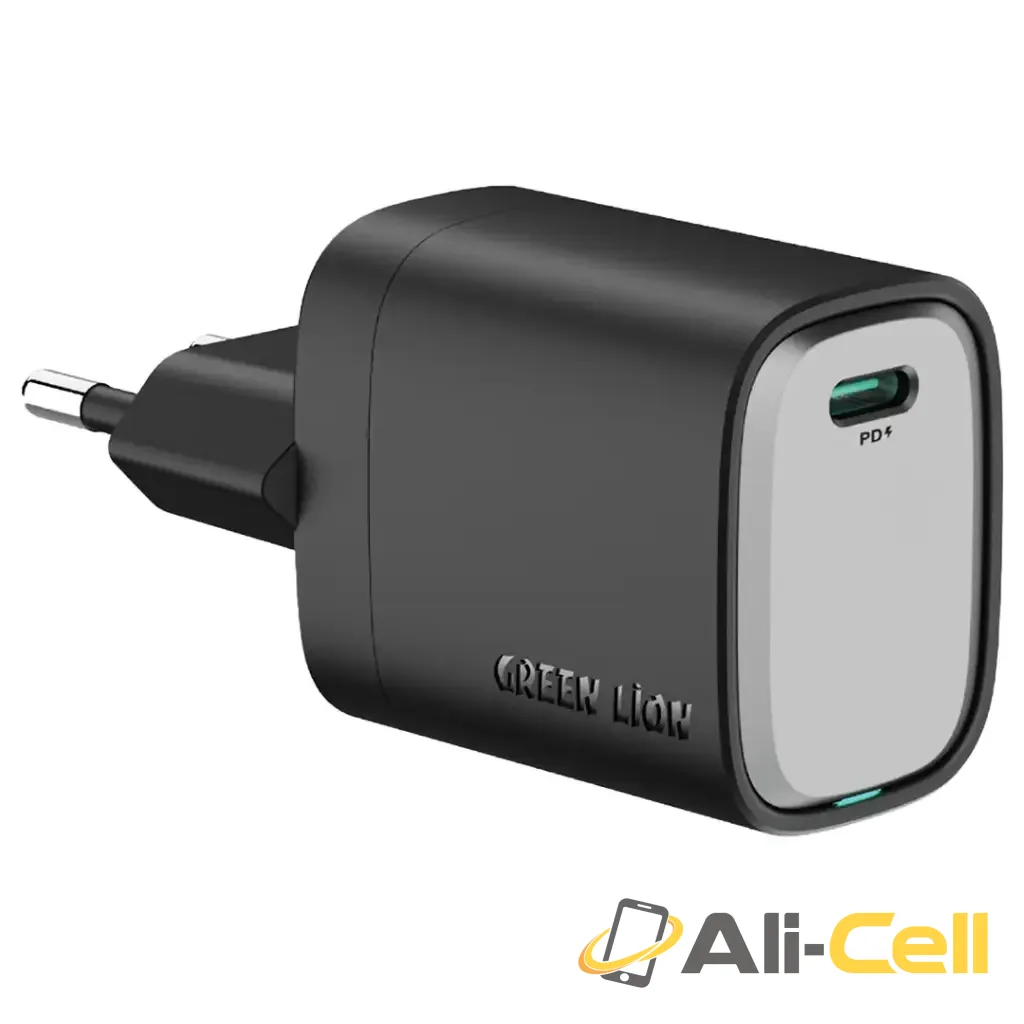 Green Lion Supra 33W EU Wall Charge - Black/Grey