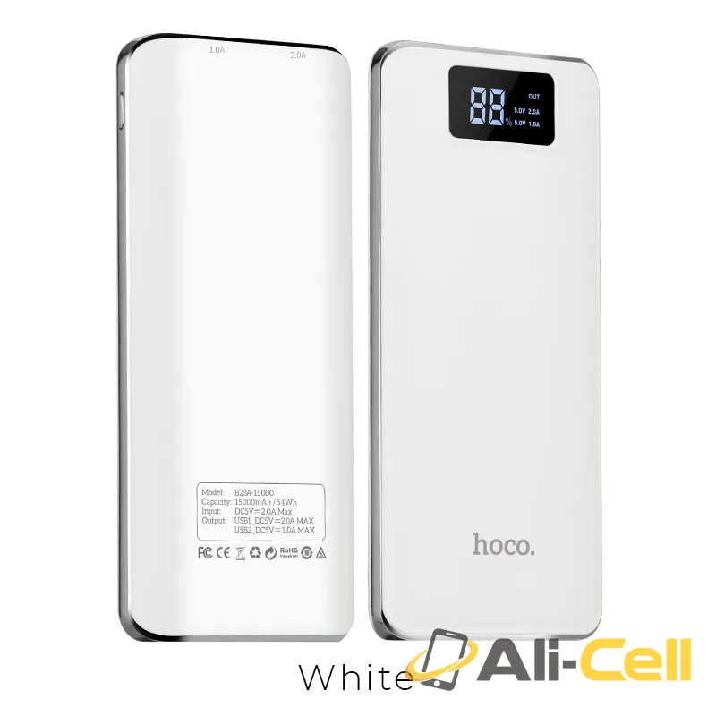 Power bank «B23A Flowed» 15000 mAh dual USB output