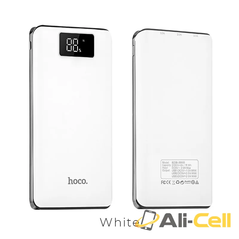 Power bank «B23B Flowed» 20000 mAh triple USB output
