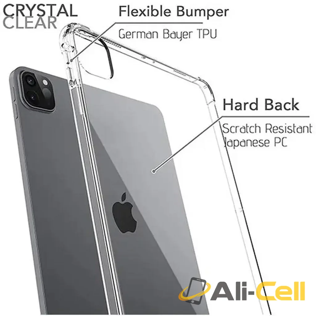 Green Lion TPU/PC Back Case for iPad Pro 12.9" 2020 - Clear — 2