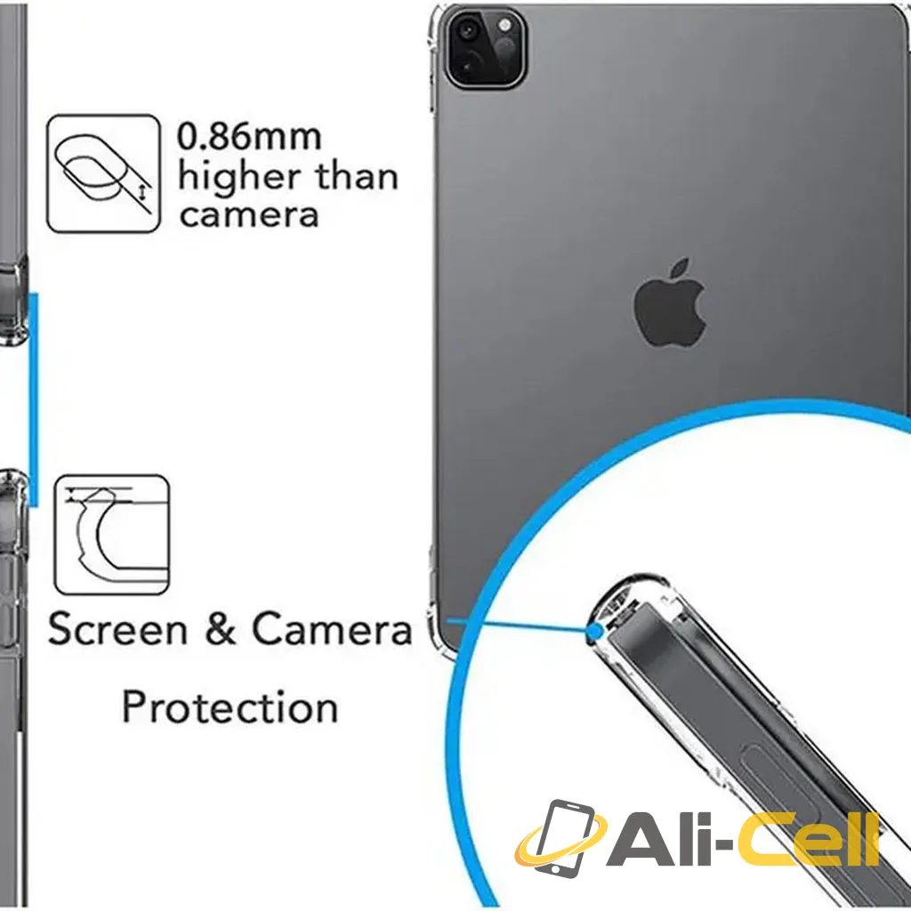 Green Lion TPU/PC Back Case for iPad Pro 12.9" 2020 - Clear — 3