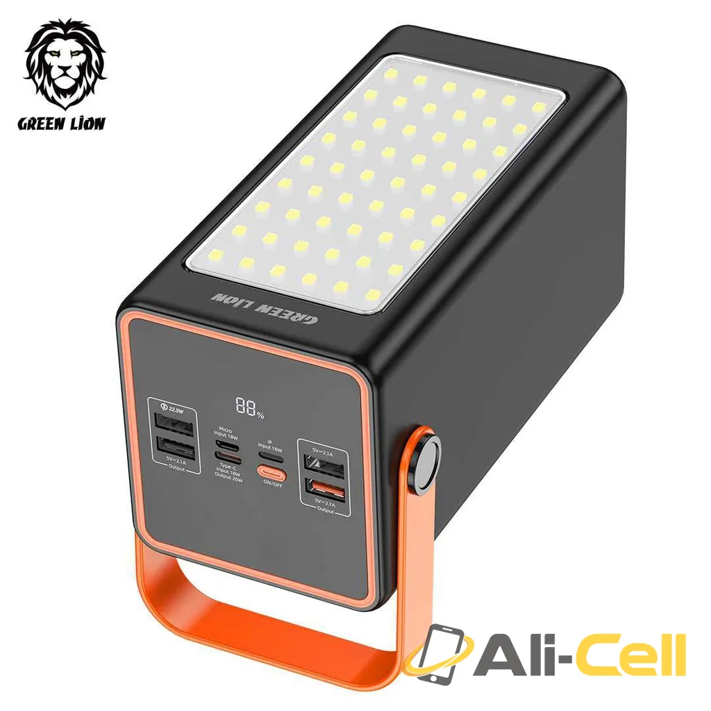Green Lion Thunder 90 Power Bank 90000mAh PD 20W QC3.0 22.5W - Black — 2