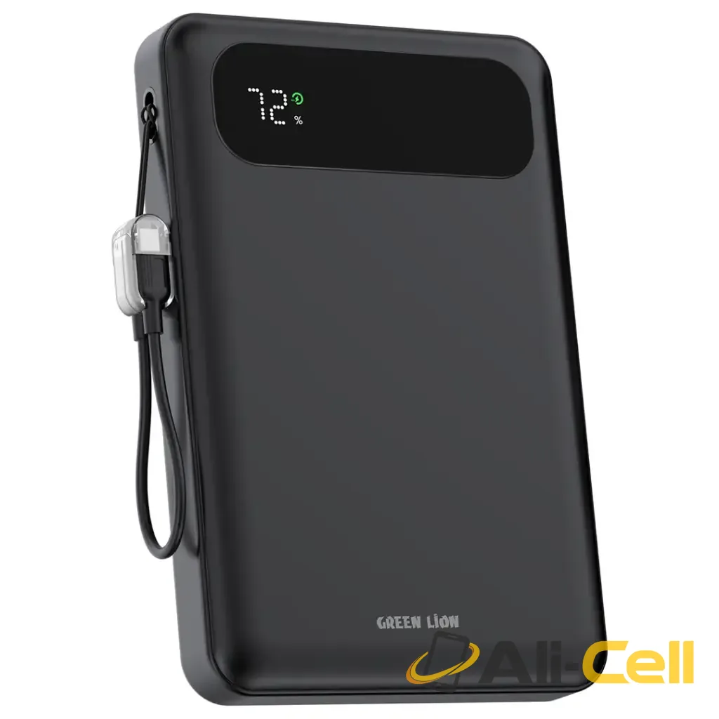 Green Lion Toledo 10000mAh Power Bank PD 20W  - Black