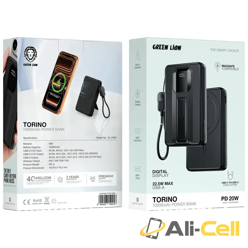 Green Lion Torino 10000mAh Power Bank — 2