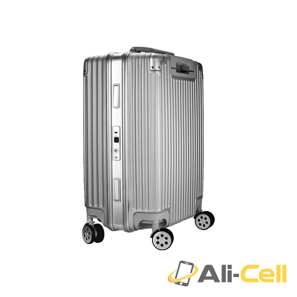 Green Lion Tokiyo Smart Fingerprint Trolley Bag - Silver