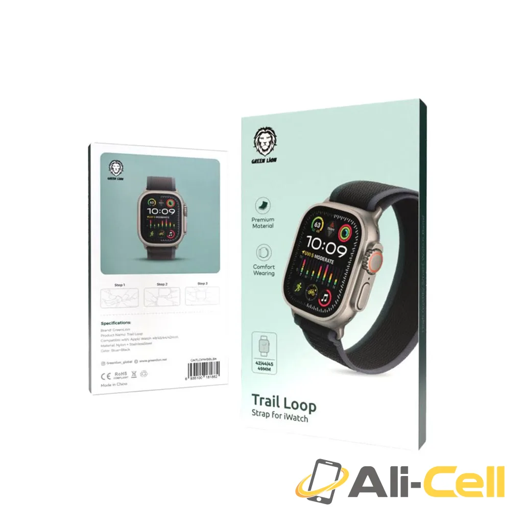 Green Lion Trail Loop Nylon Strap 42/44/45/49MM