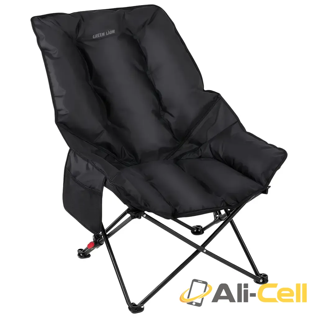 Green Lion Travix Camping Chair - Black