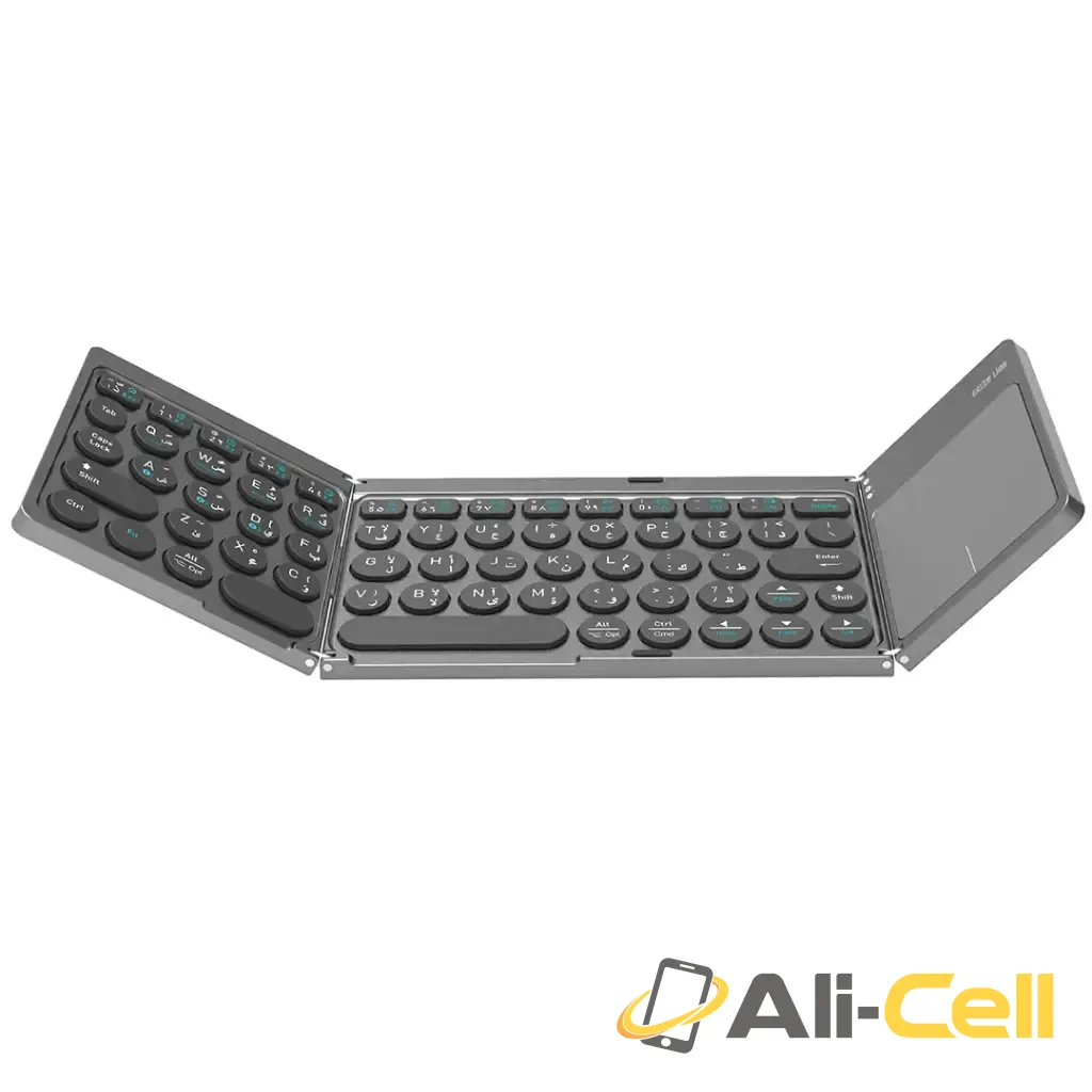 Green Lion Tri-Fold Wireless Keyboard Scissor-Switch Structure - Gray
