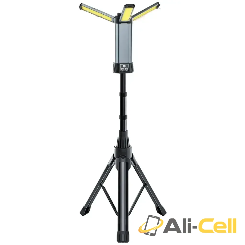 Green Lion Trio Beam Lite Tripod Camping Light - Black