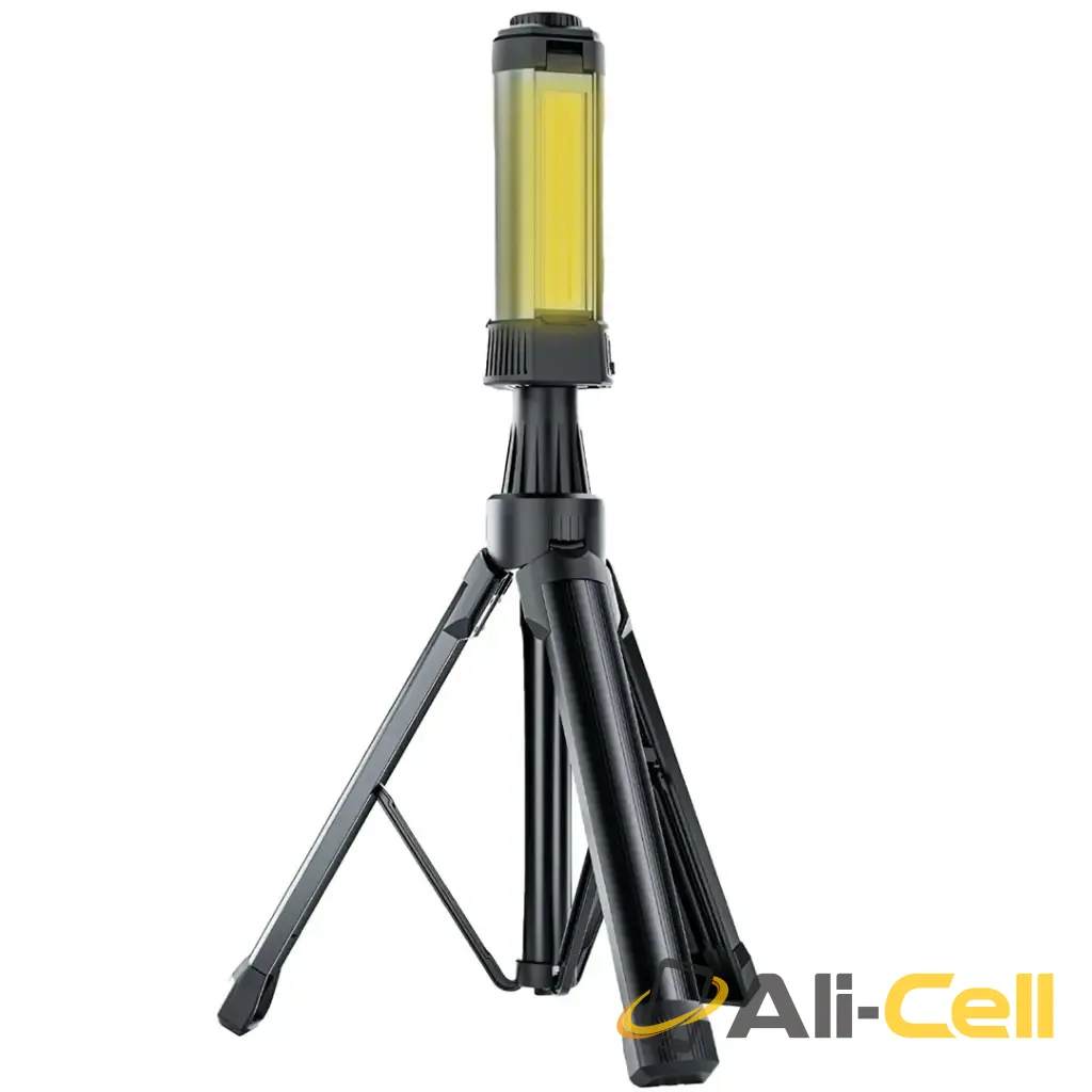 Green Lion Trio Beam Lite Tripod Camping Light - Black — 2