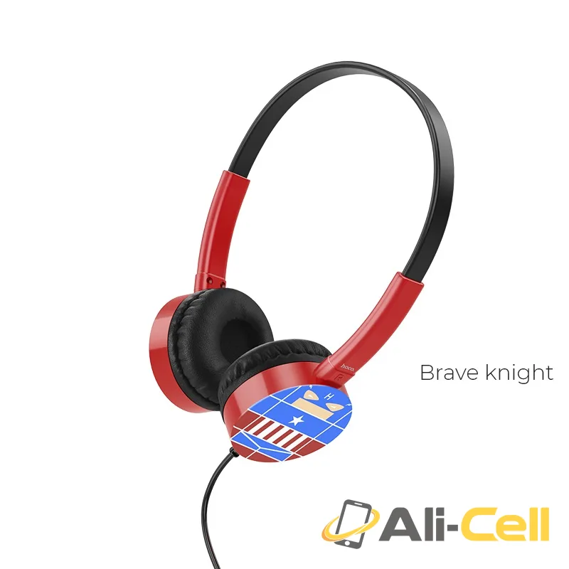 Wired headphones “W15 Exceptional sound” with mic adjustable head beam