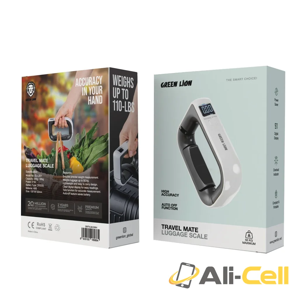 Green Lion Travel Mate Luggage Scale - White — 2